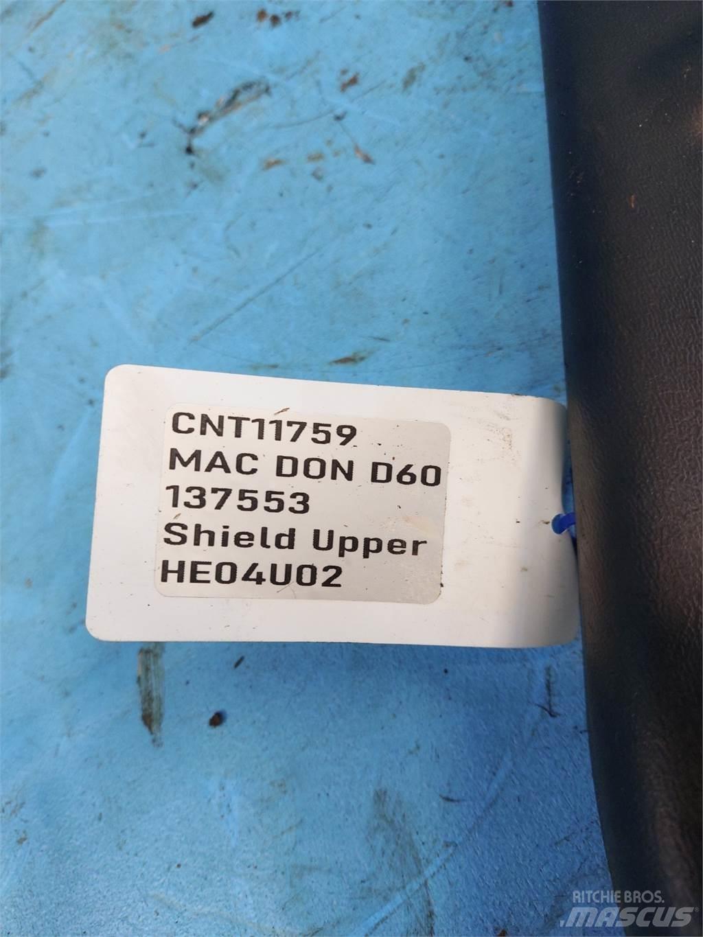MacDon D60 Dodatna oprema za kombajne