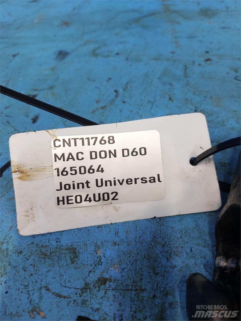 MacDon D60 Dodatna oprema za kombajne