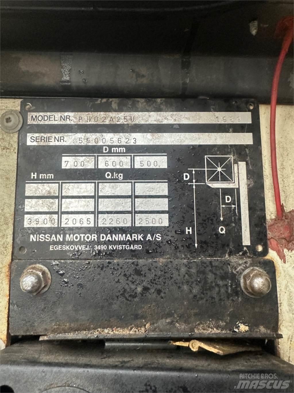 Nissan FG25 Plinski viljuškari