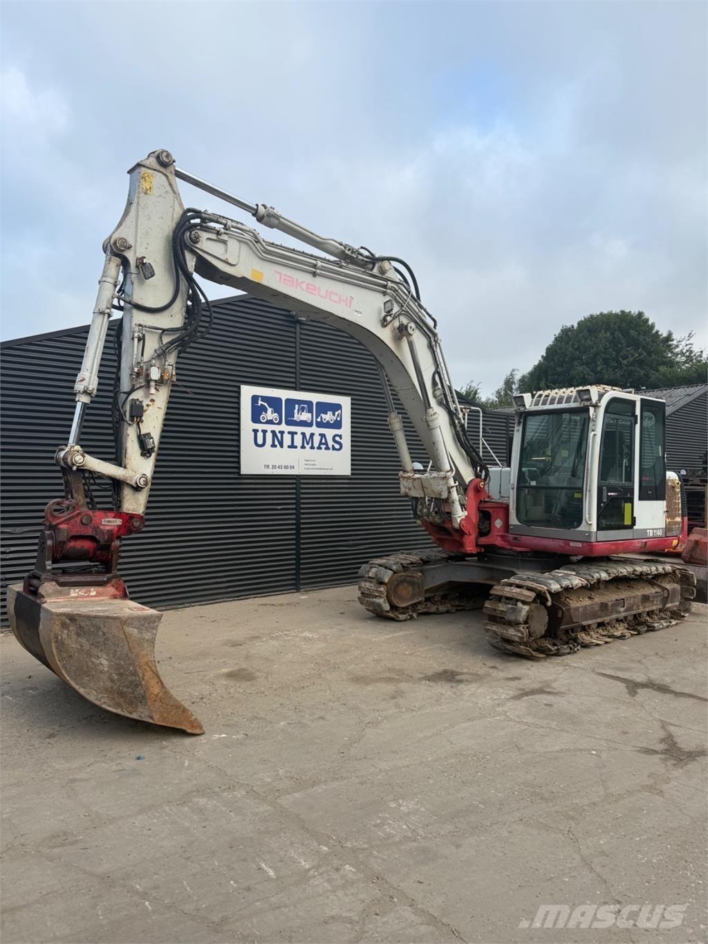 Takeuchi TB1140 Bageri guseničari