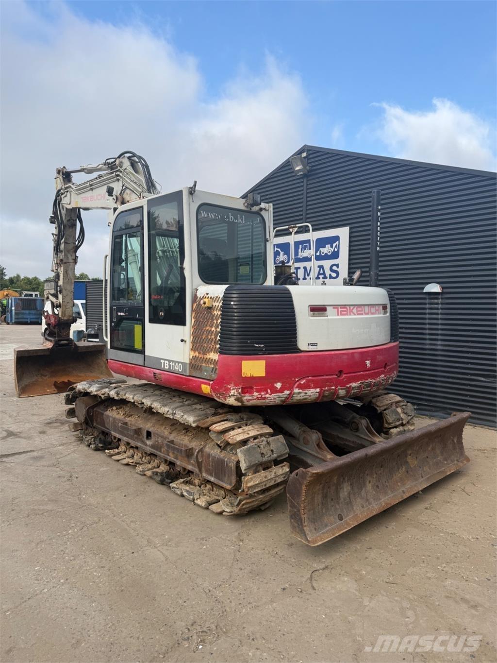 Takeuchi TB1140 Bageri guseničari
