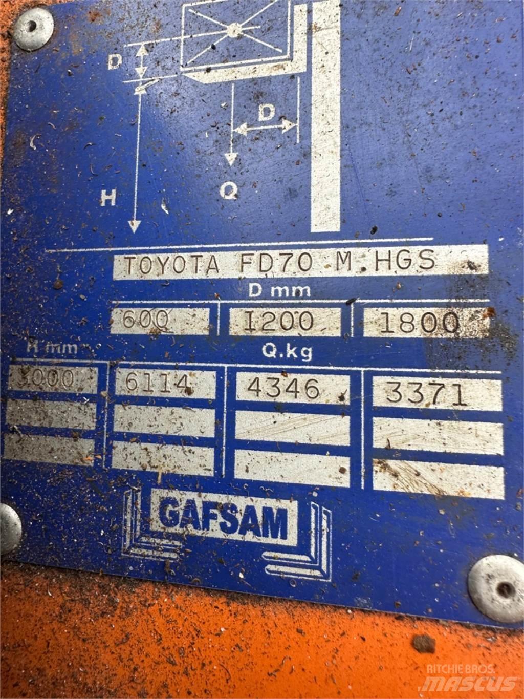 Toyota FD70 Dizelski viljuškari