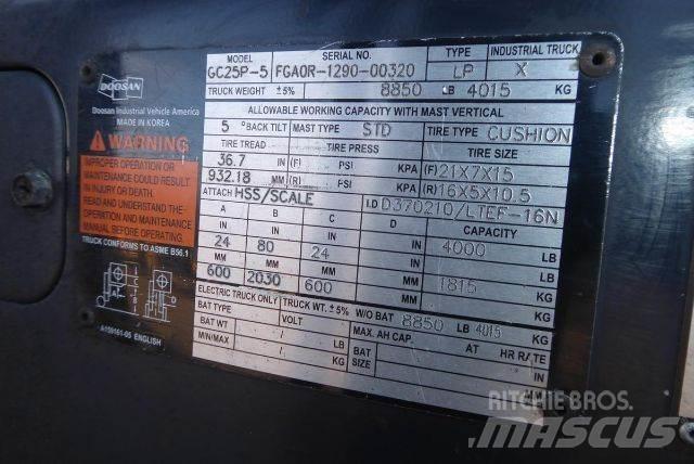 Doosan GC25P-5 Viljuškari - ostalo