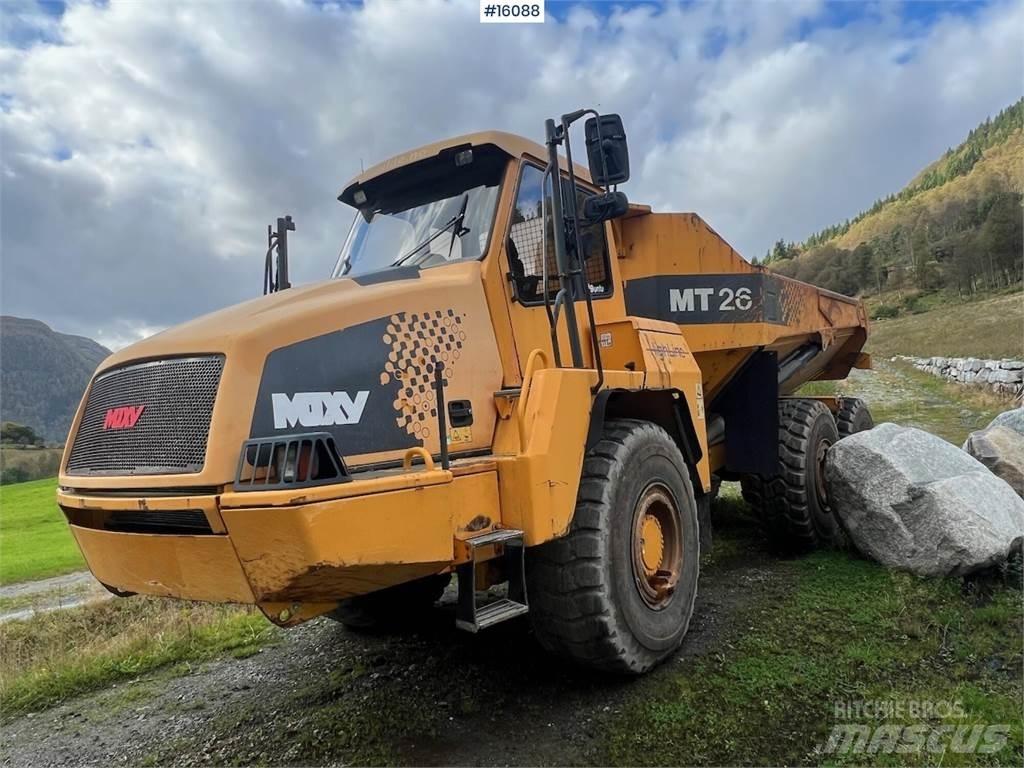 Moxy MT26 dumper. Damperi za gradilište