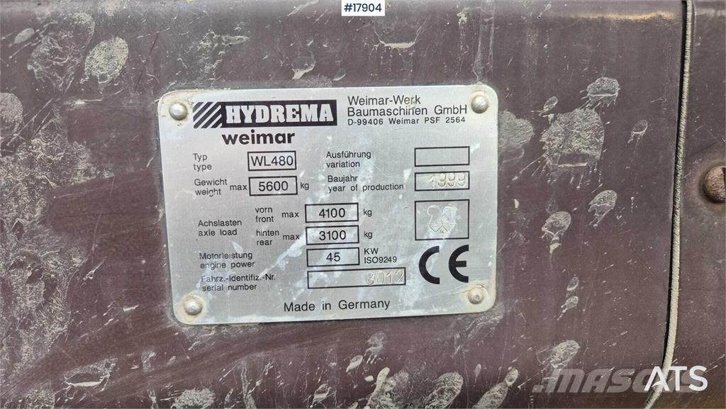 Hydrema WL 480 Utovarivači na točkove