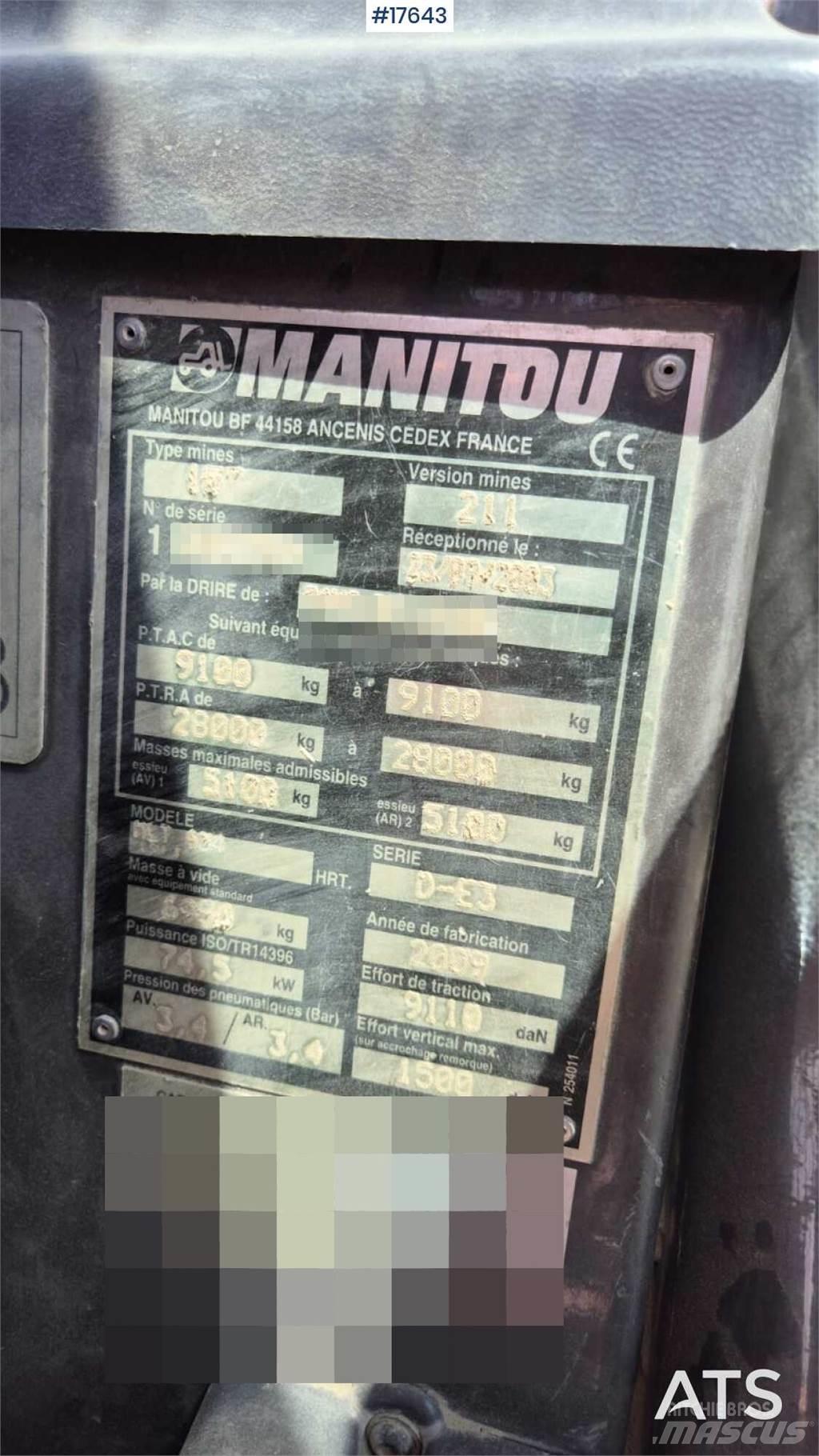 Manitou MLT 634 Teleskopski viljuškari