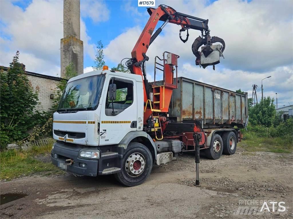 Renault Premium 340 Rol kiper kamioni sa kukom za podizanje tereta