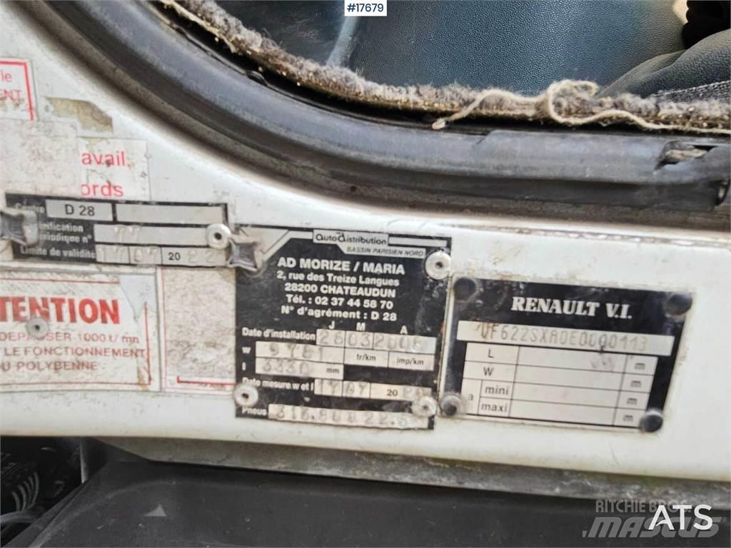 Renault Premium 340 Rol kiper kamioni sa kukom za podizanje tereta