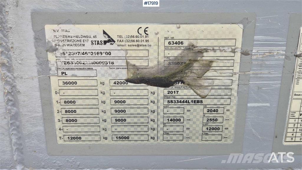 Stas S300ZX Poluprikolice sa pokretnim podom