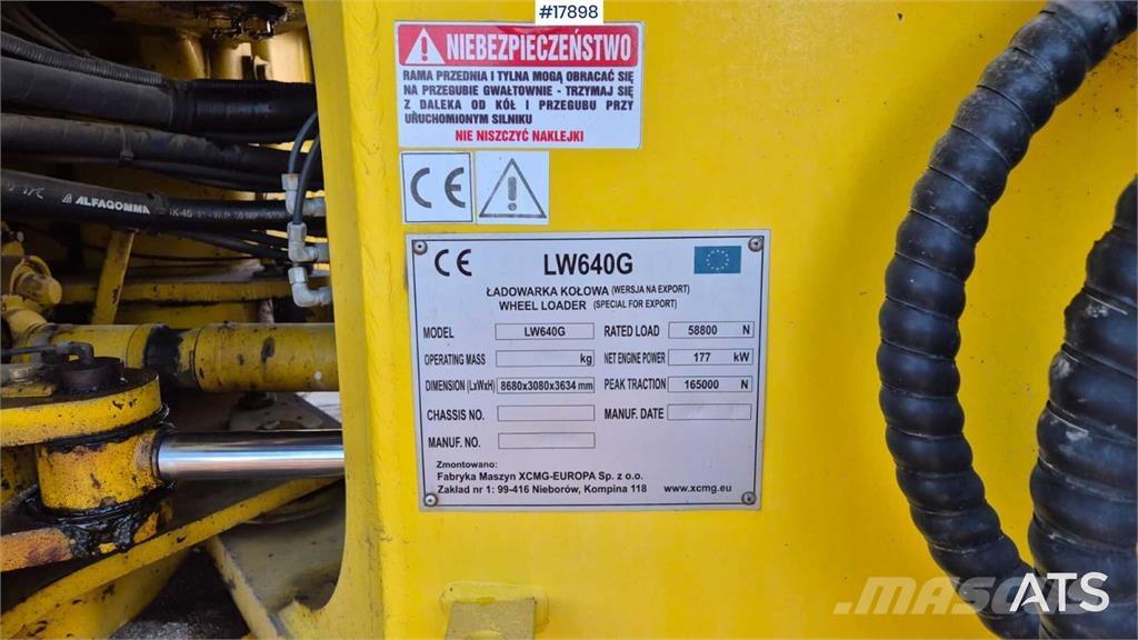 XCMG LW 640 G Utovarivači na točkove