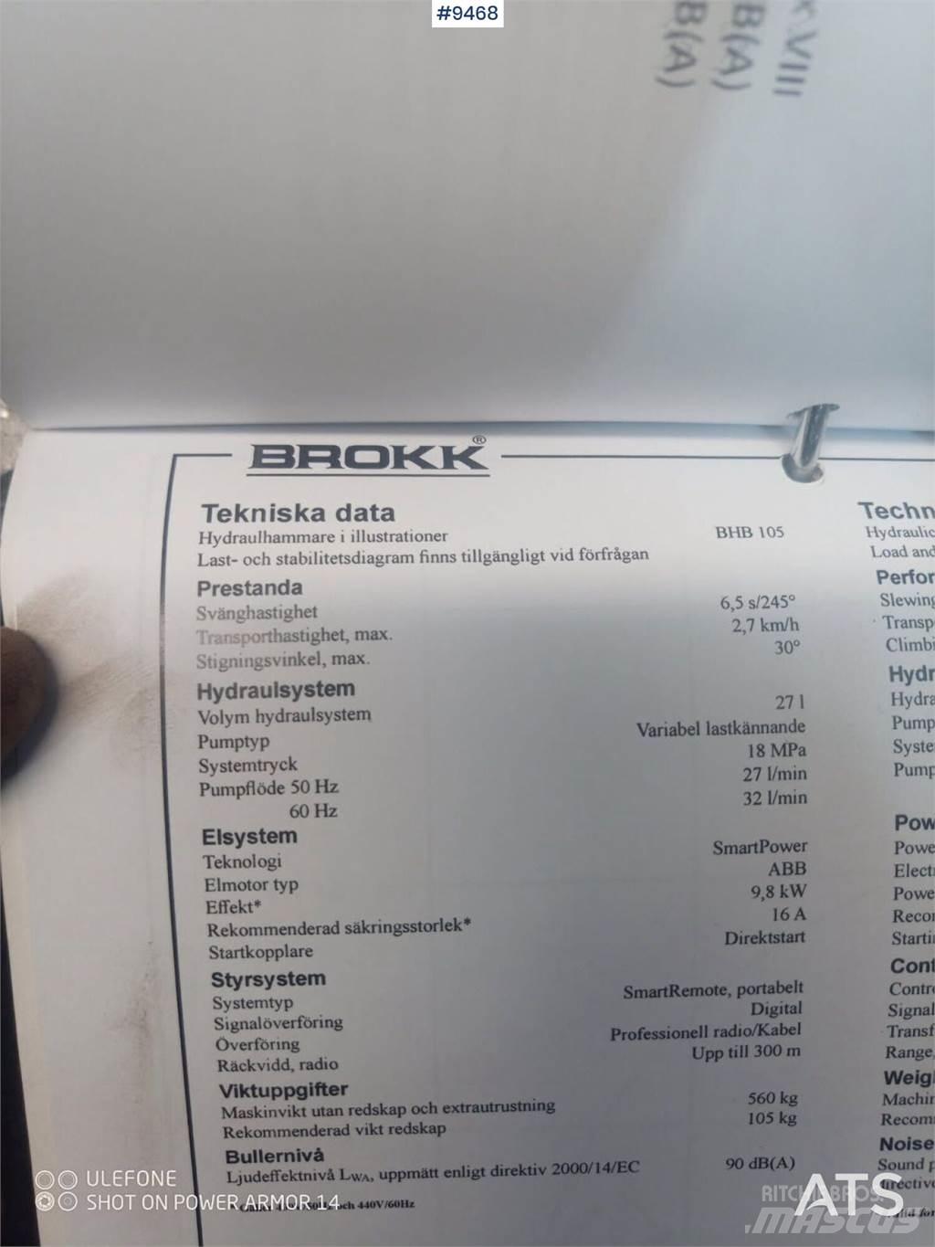 Brokk 70 Ostalo za građevinarstvo