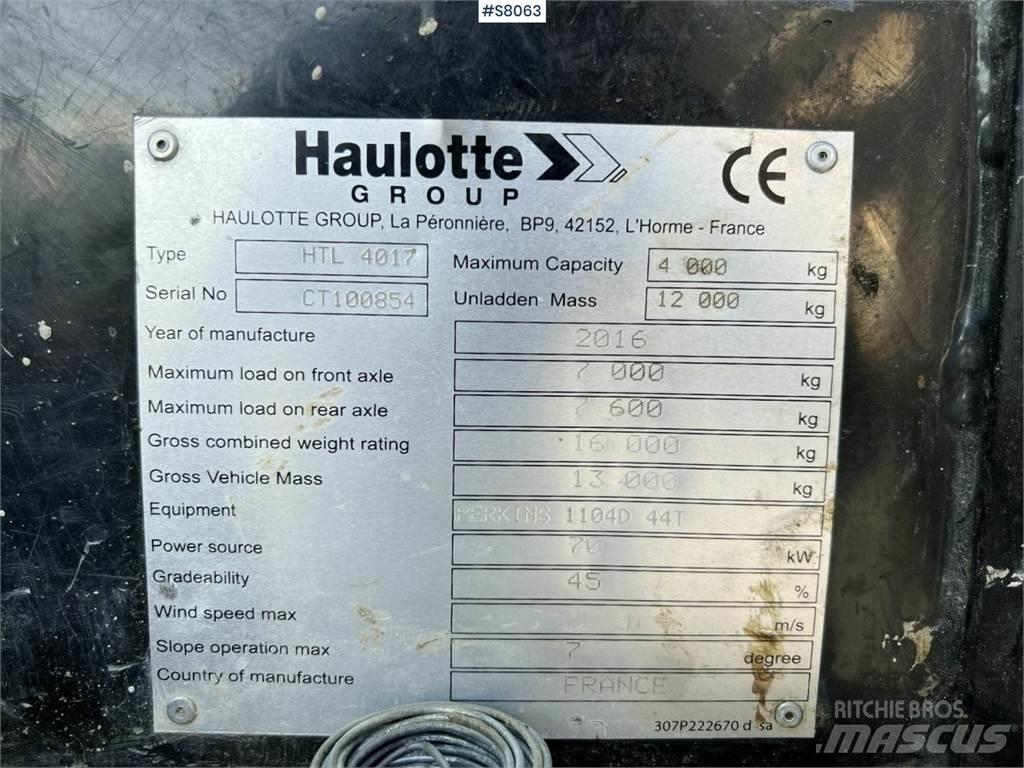 Haulotte HTL4017 Teleskopski viljuškari