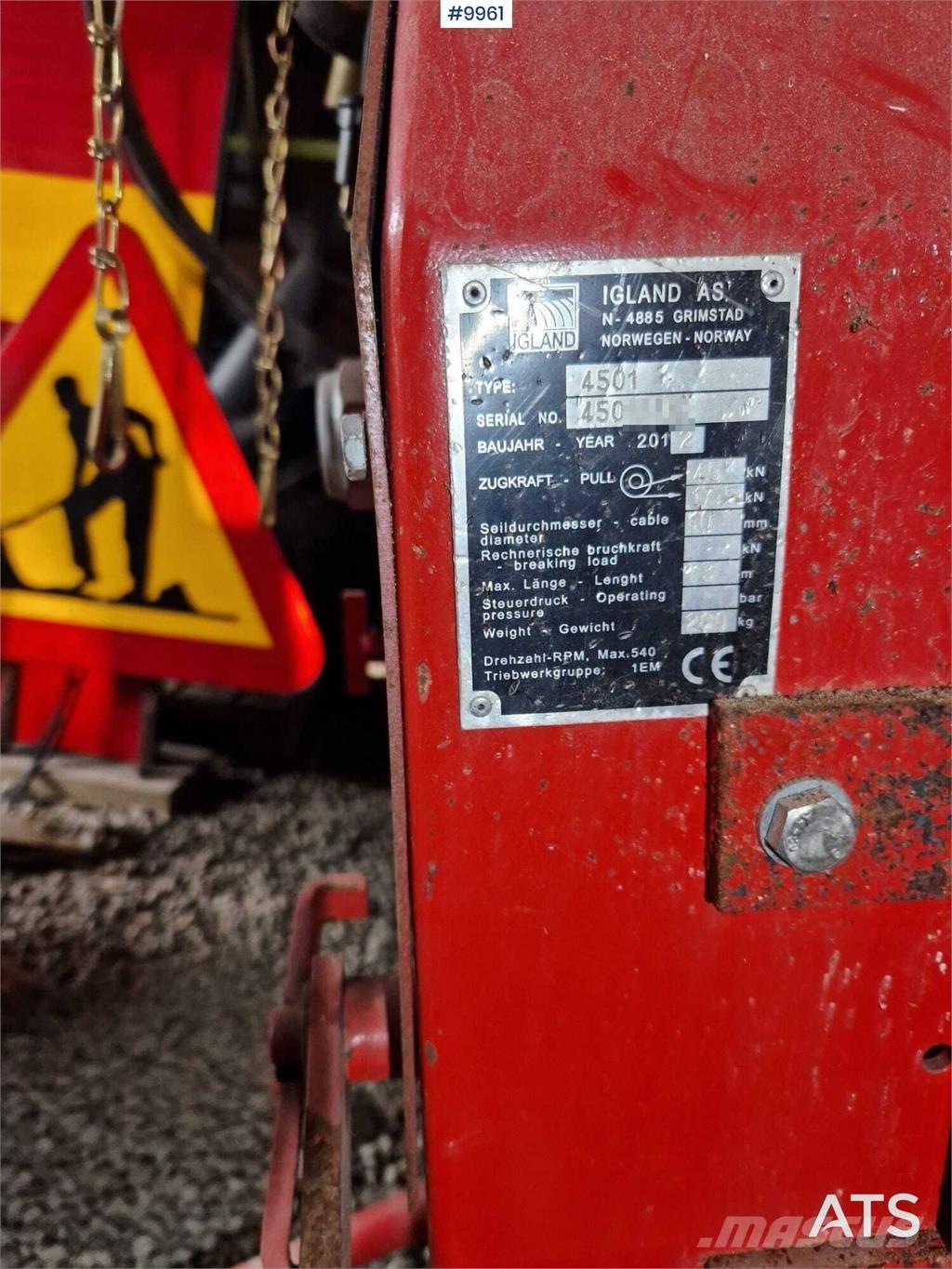 Igland luning winch Ostalo za građevinarstvo