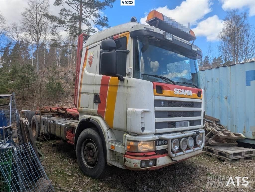 Scania R164GB6X2NZ580 Rol kiper kamioni sa kukom za podizanje tereta