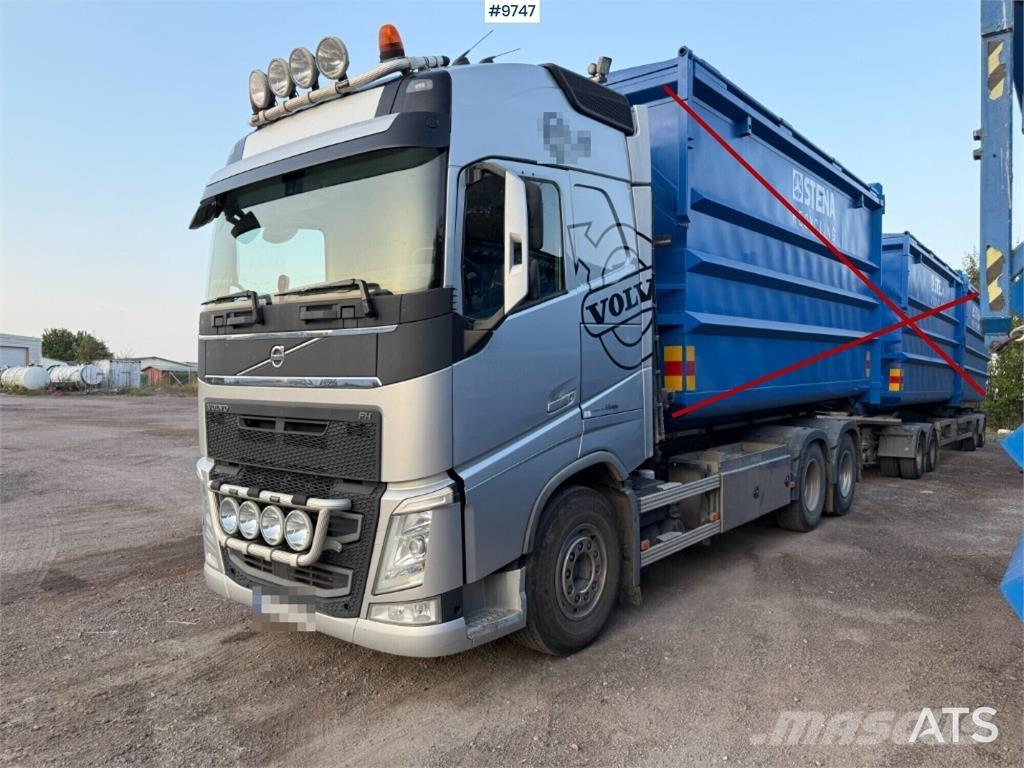 Volvo FH 540 6x2 Rol kiper kamioni sa kukom za podizanje tereta