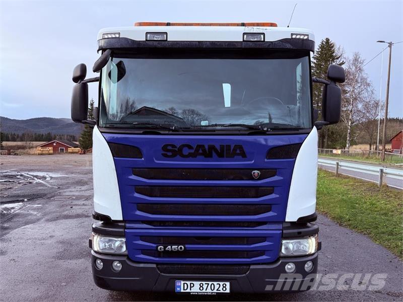 Scania G450 Rol kiper kamioni sa kukom za podizanje tereta