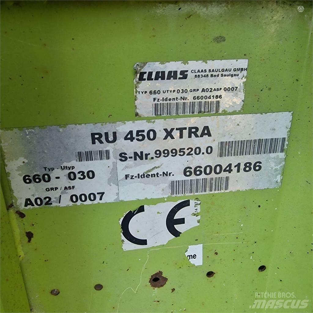 CLAAS RU 450Xtra Ostale poljoprivredne mašine