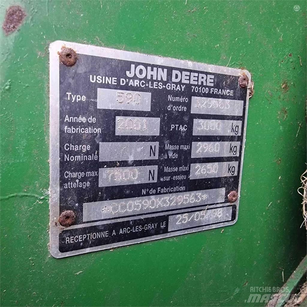 John Deere 590 Prese/balirke za rolo bale