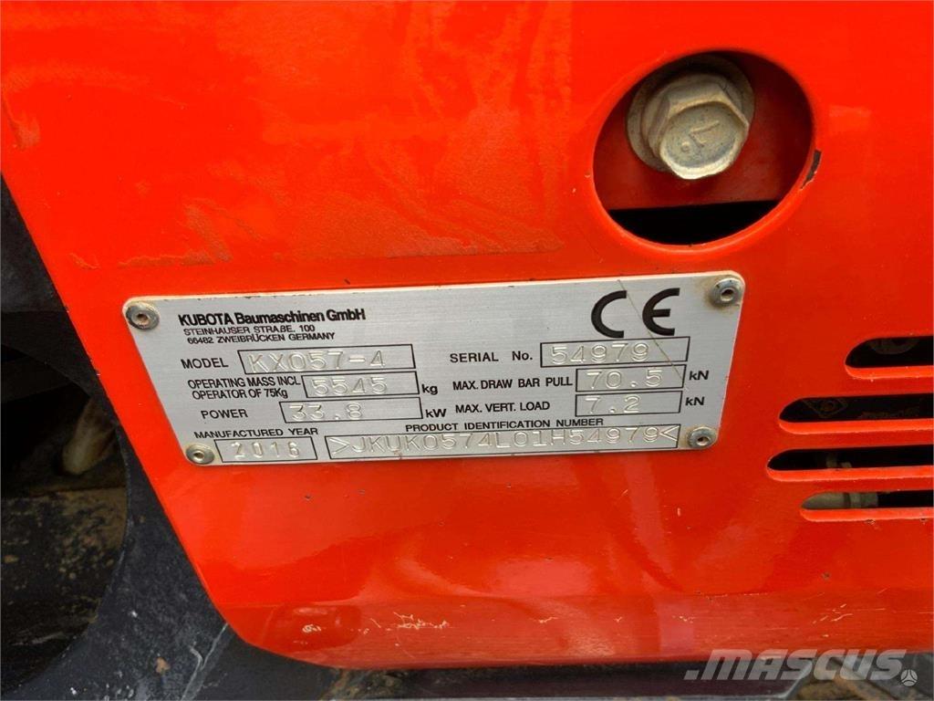 Kubota KX057-4 Bageri guseničari