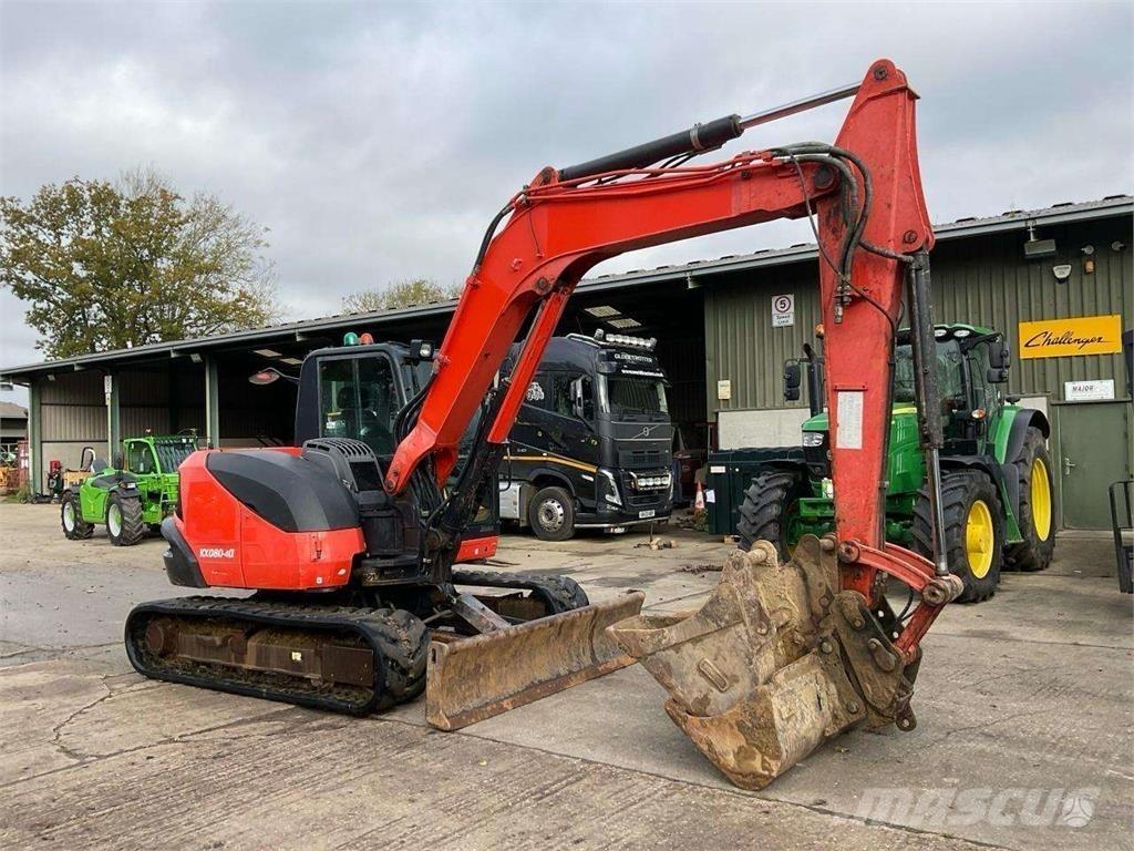 Kubota KX080-4 Bageri guseničari