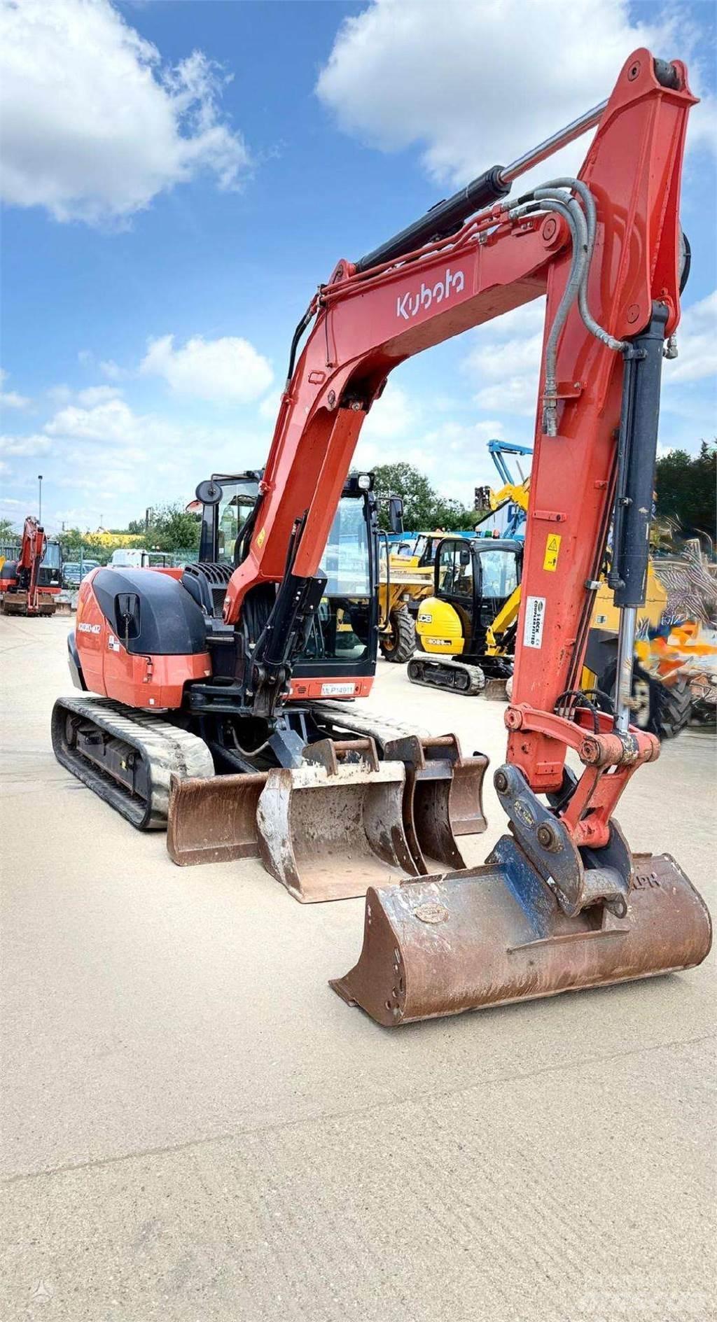 Kubota KX080-4 Bageri guseničari