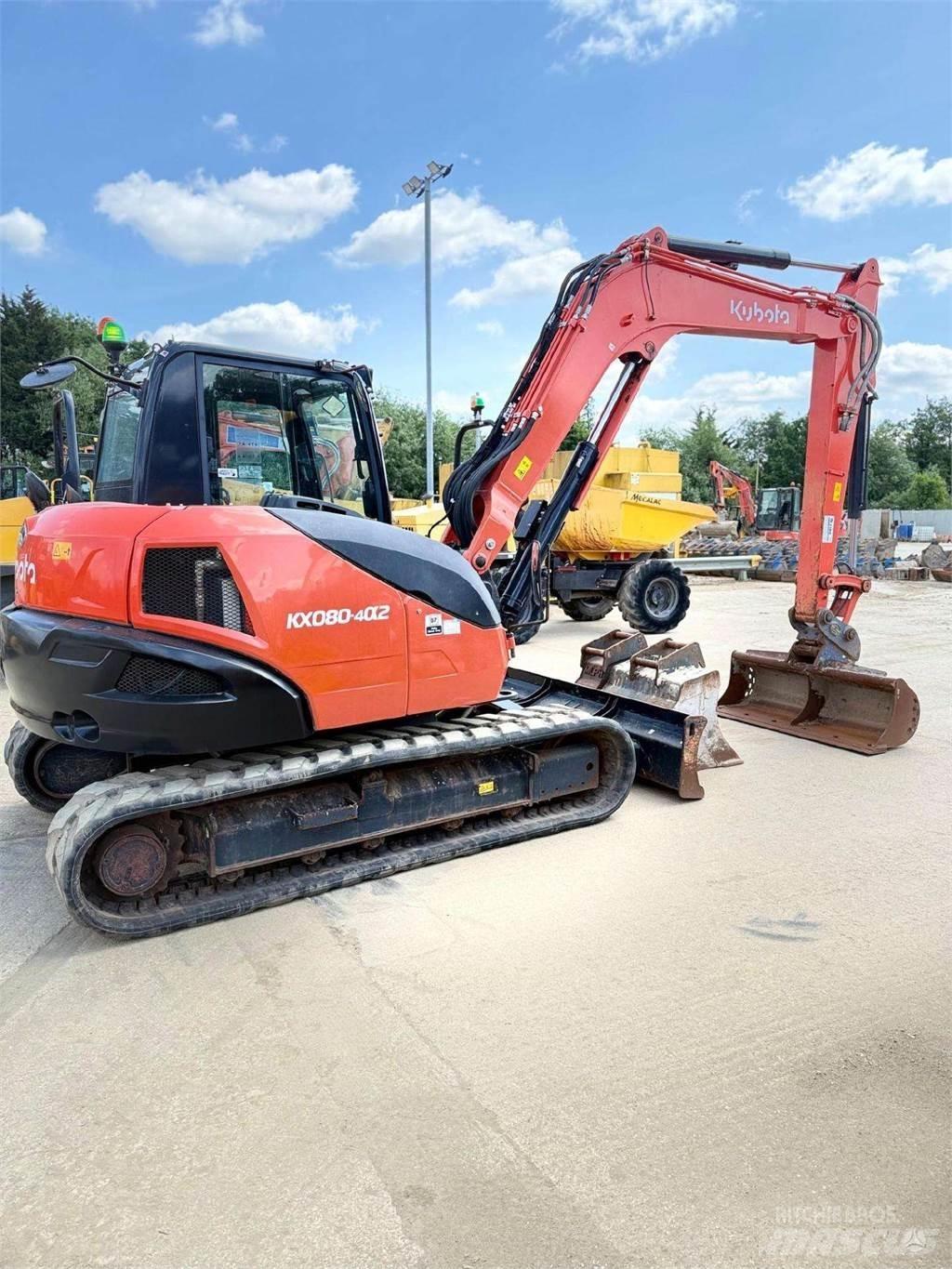 Kubota KX080-4 Bageri guseničari
