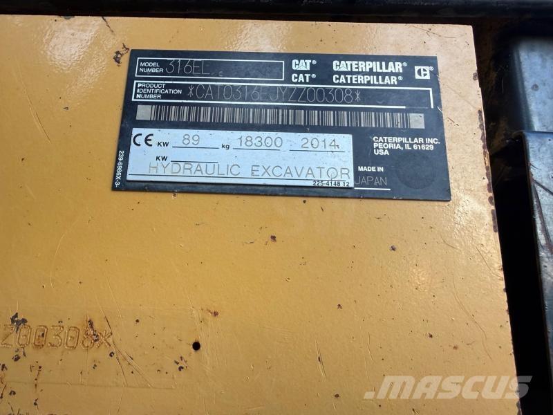 CAT 316E Bageri guseničari