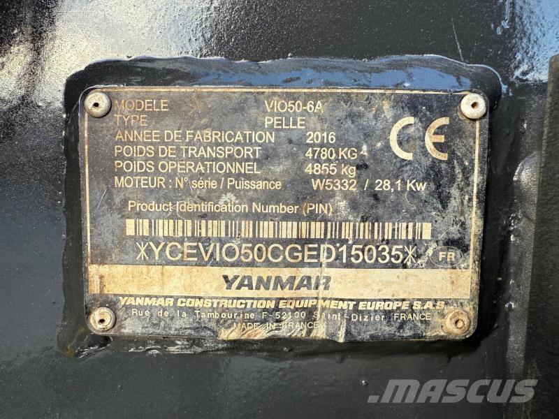 Yanmar ViO50 Mini bageri < 7t