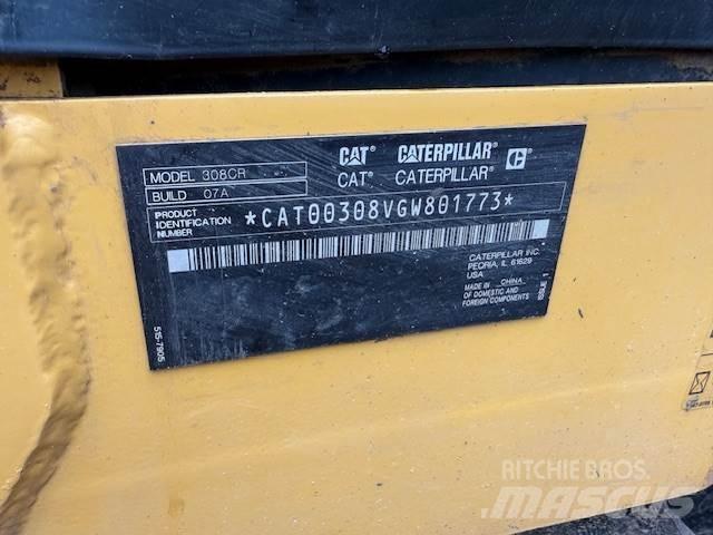 CAT 308 Mini bageri < 7t