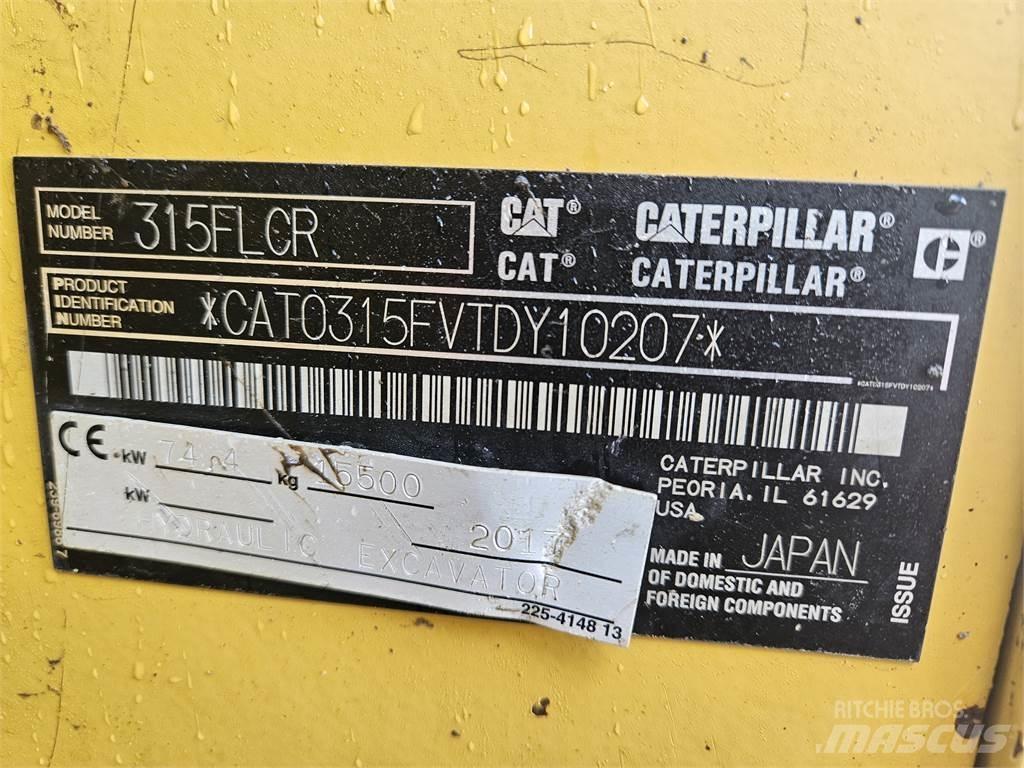 CAT 315FLCR Bageri guseničari