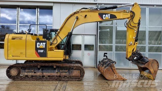CAT 318F CW30s Bageri guseničari