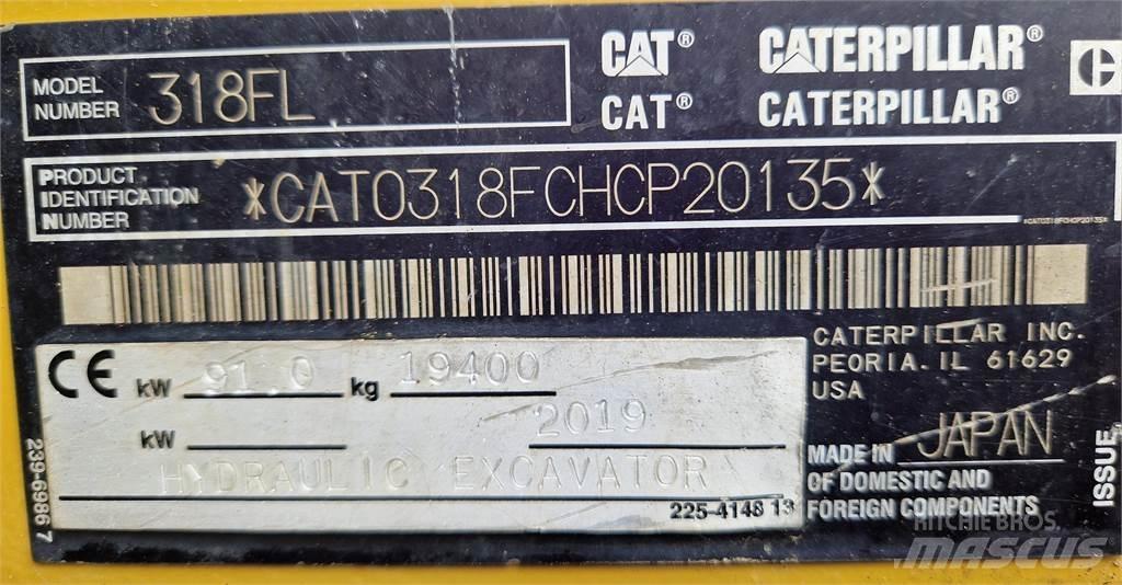 CAT 318FL Bageri guseničari