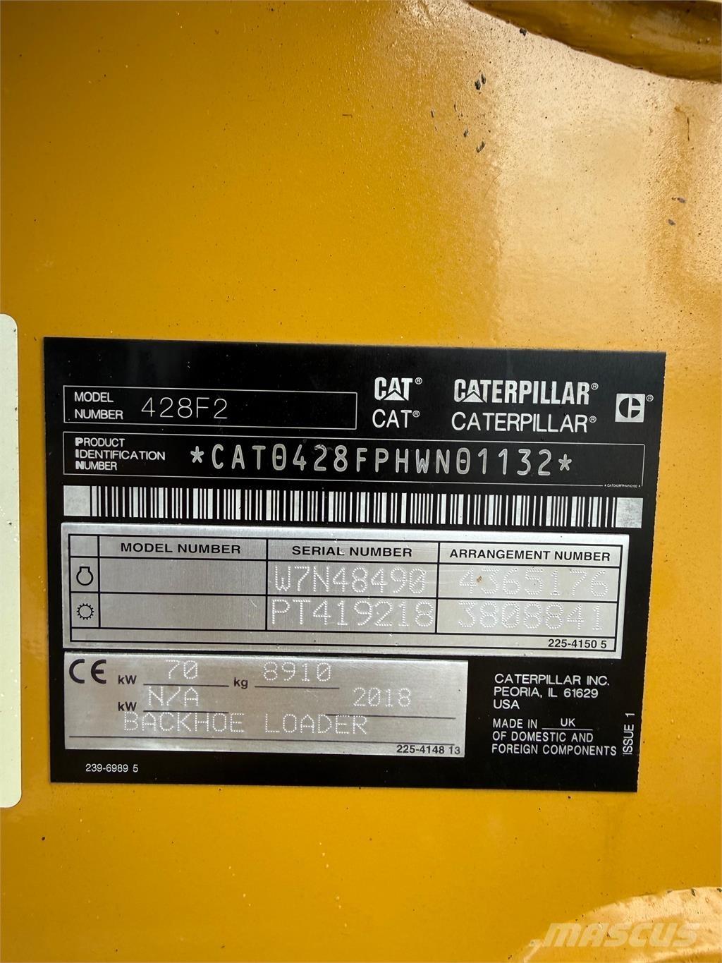 CAT 428F2 Rovokopači