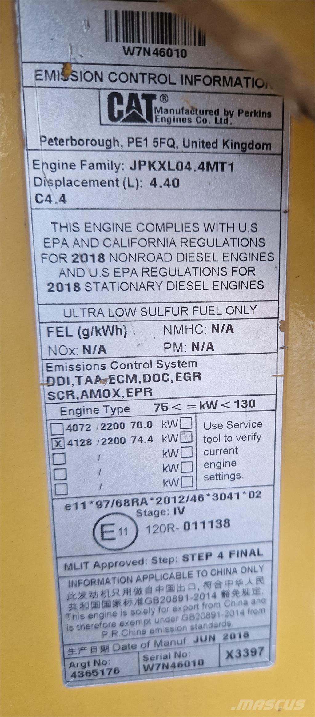 CAT 434F2 Rovokopači