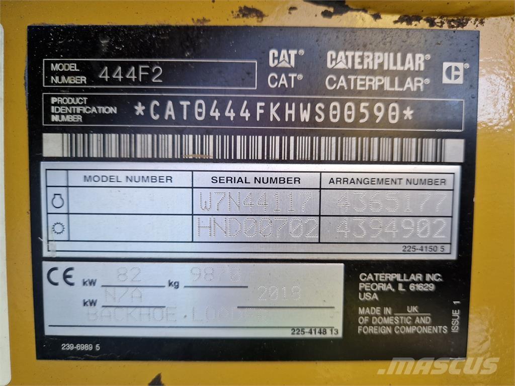 CAT 444F2 Rovokopači