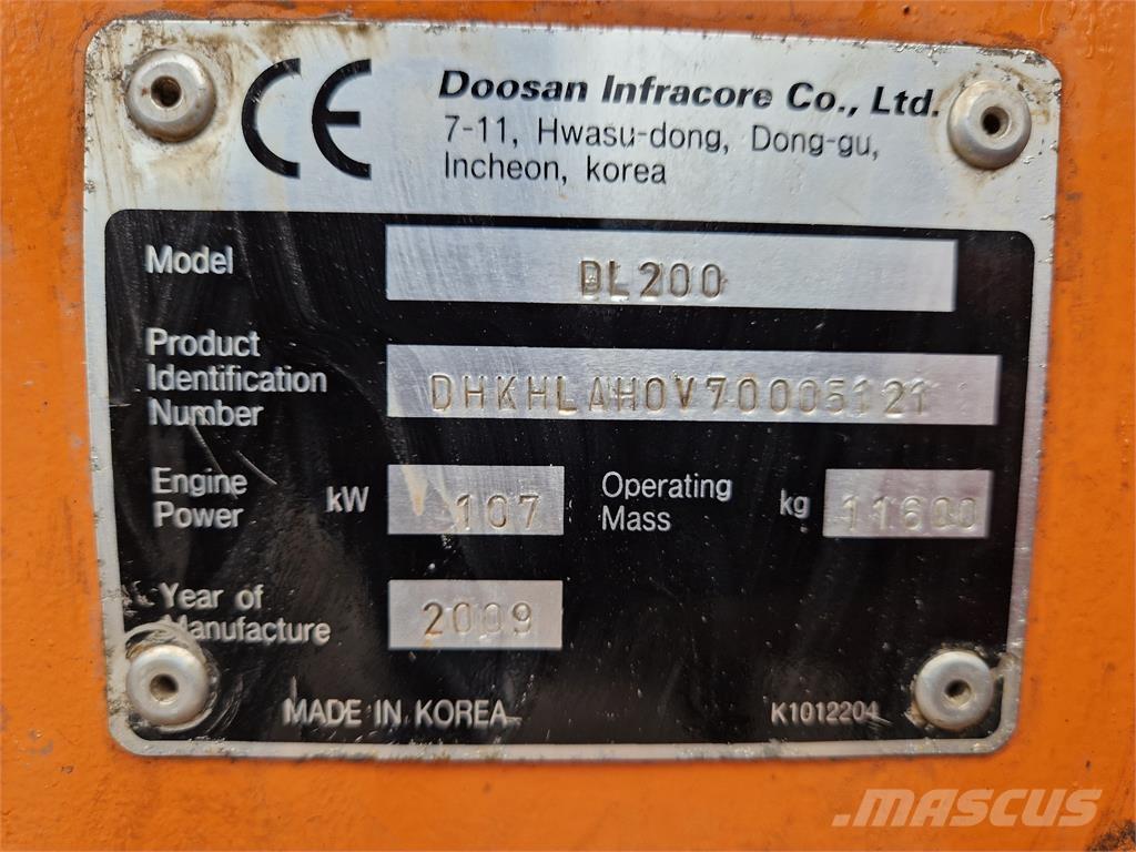 Doosan DL200 Utovarivači na točkove