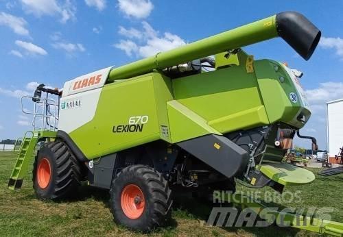CLAAS Lexion 670 Kombajni
