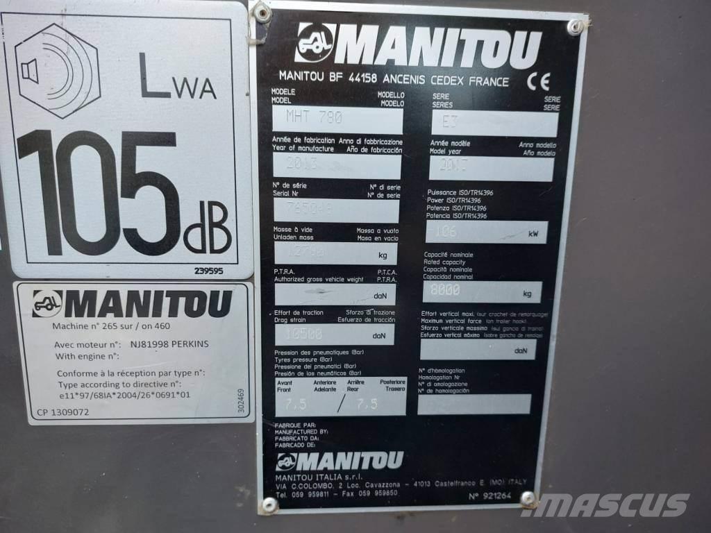 Manitou MHT 780 Teleskopski viljuškari