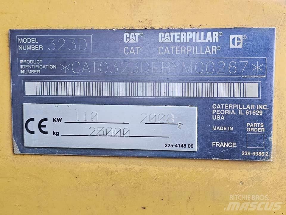 CAT 323 D L Bageri guseničari