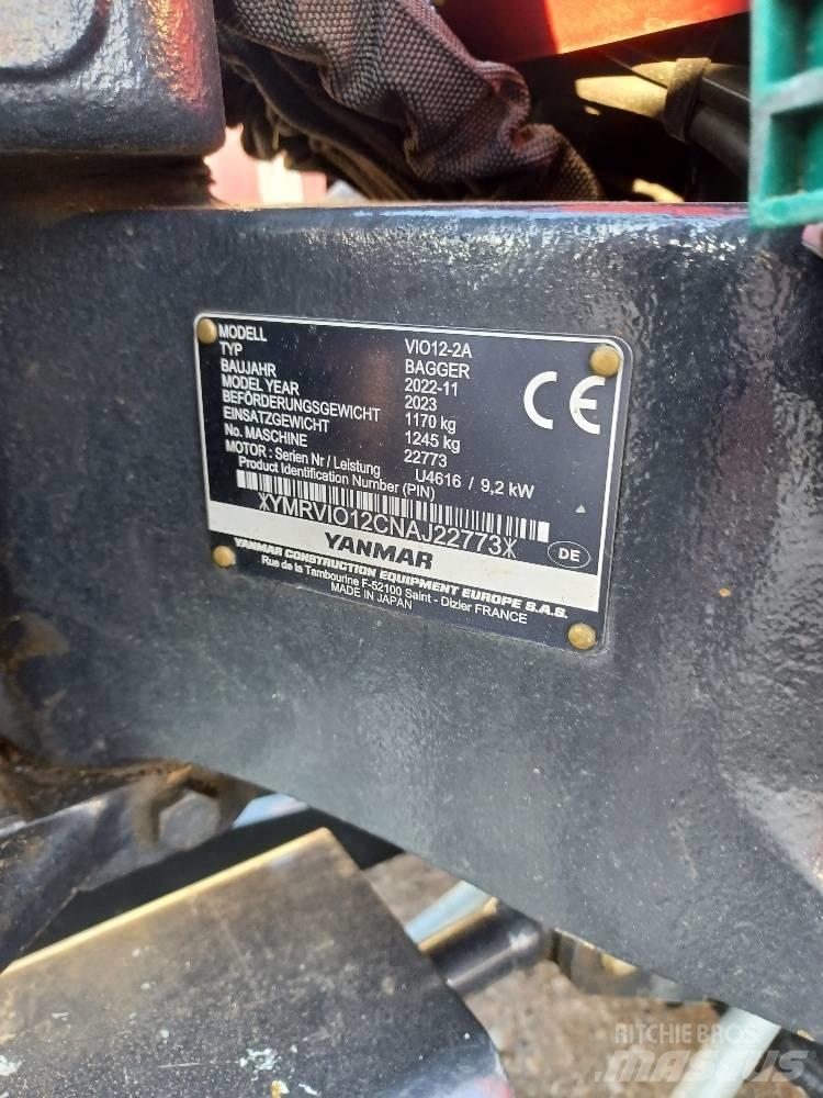 Yanmar VIO12-2A Mini bageri < 7t