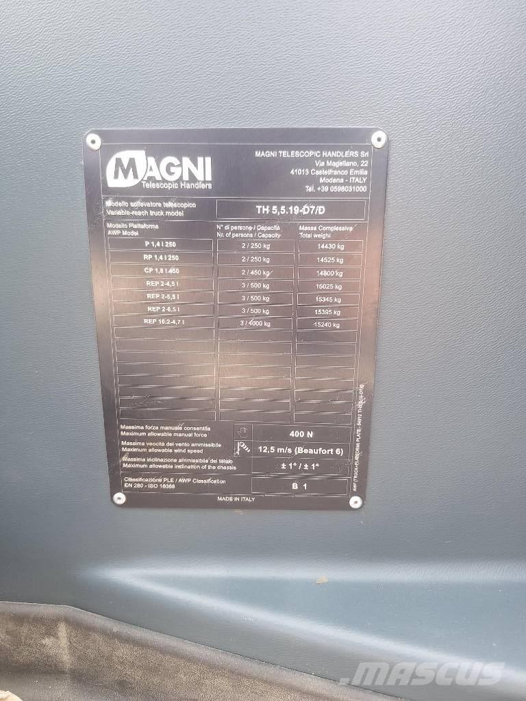 Magni TH 5.5 19 P Teleskopski viljuškari