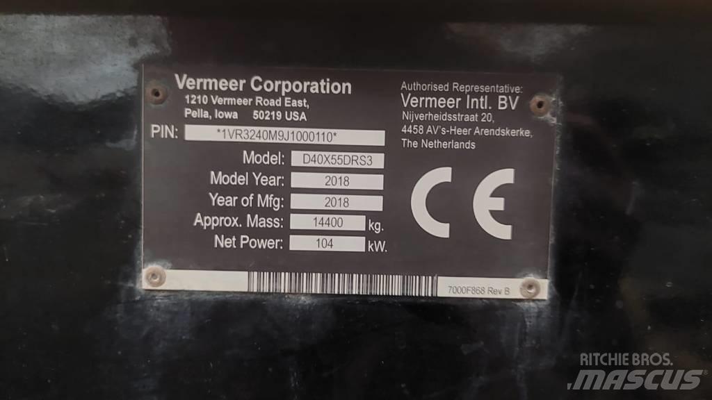 Vermeer D40x55 DR S3 Oprema za horizontalno usmereno bušenje