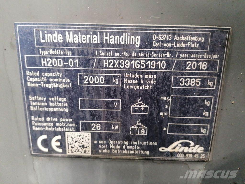 Linde H20D-01 Dizelski viljuškari