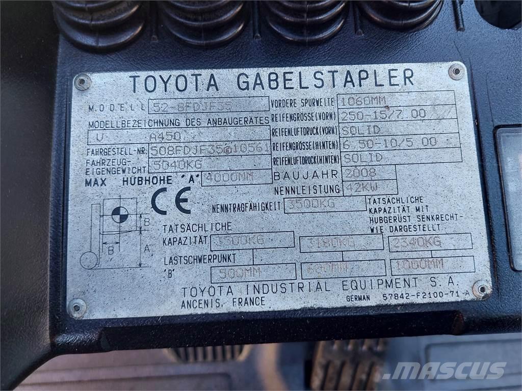 Toyota 52 8FDJF35 Dizelski viljuškari