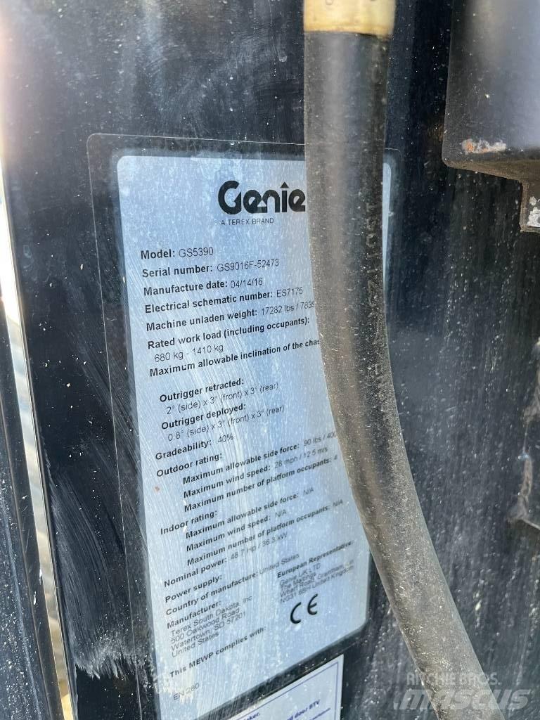 Genie 5390RT Makazaste platforme