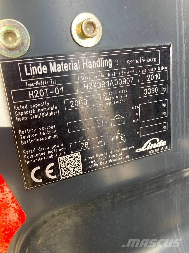 Linde H20T/391 Plinski viljuškari