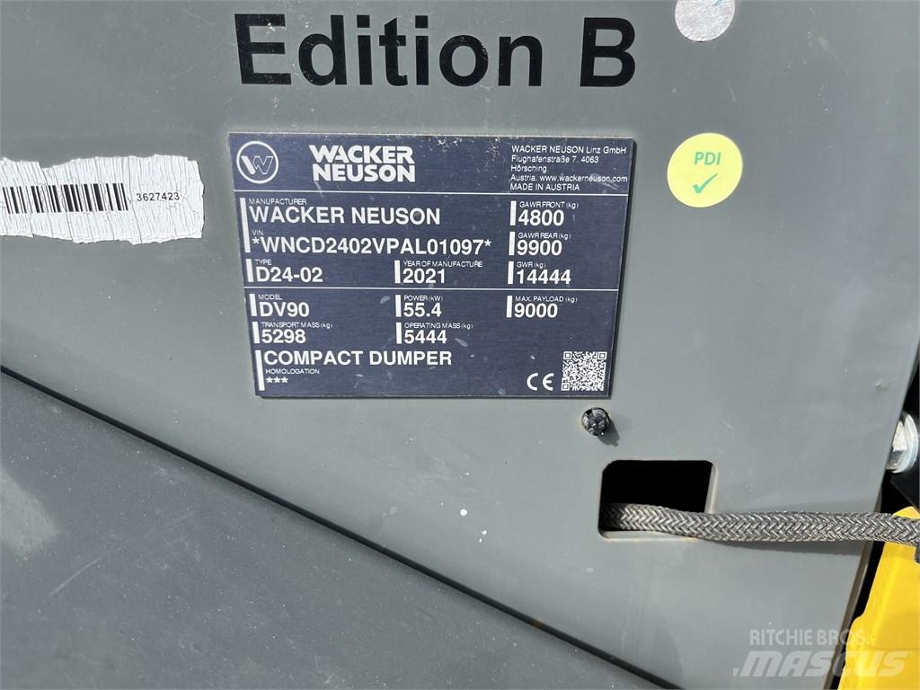 Wacker Neuson DV 90 Kruti damperi