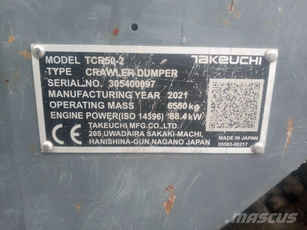 Takeuchi TCR 50-2 Damperi na gusenice