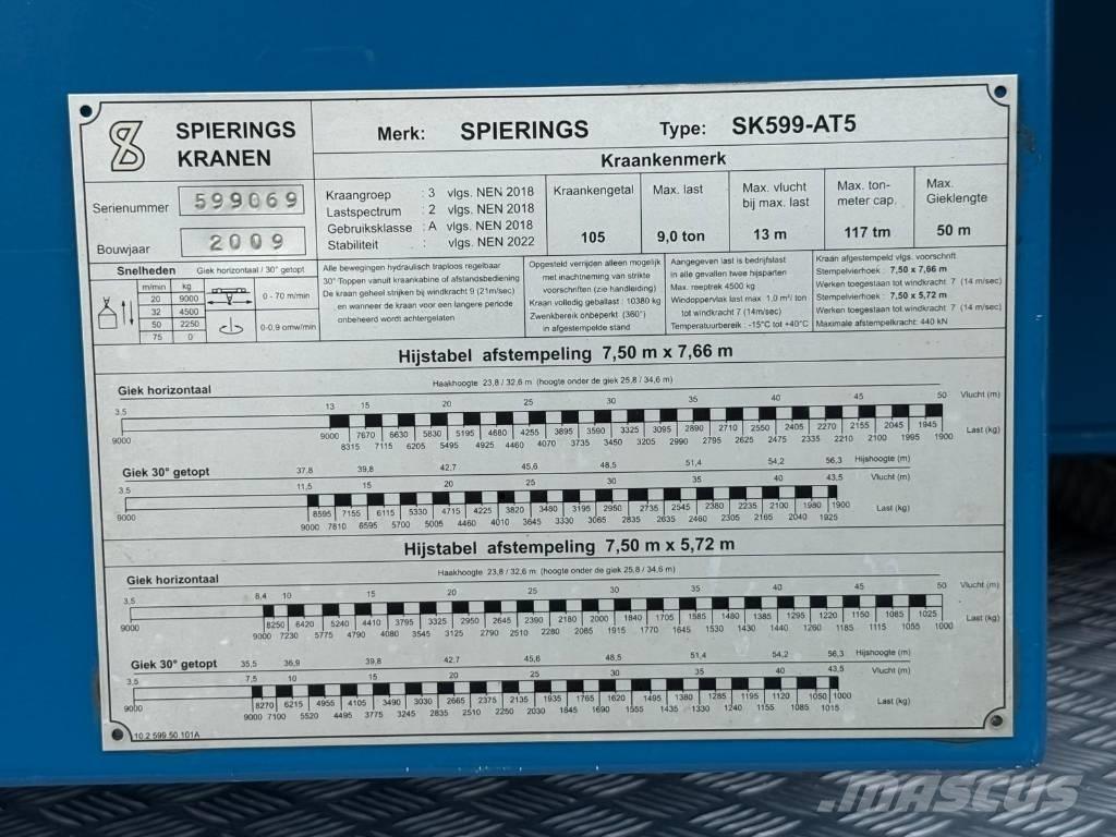 Spierings SK 599 AT5 Kranovi tornjevi