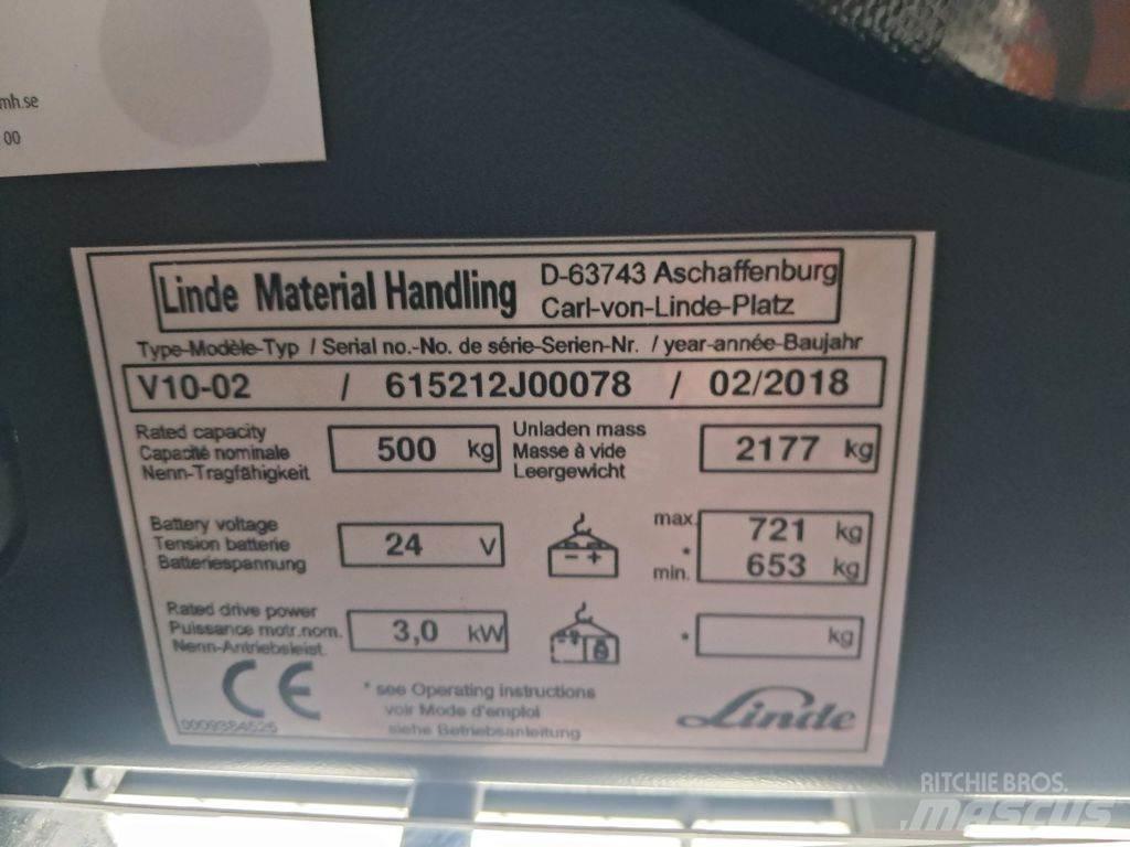 Linde V10-02 Niskodizajući komisioni viljuškar